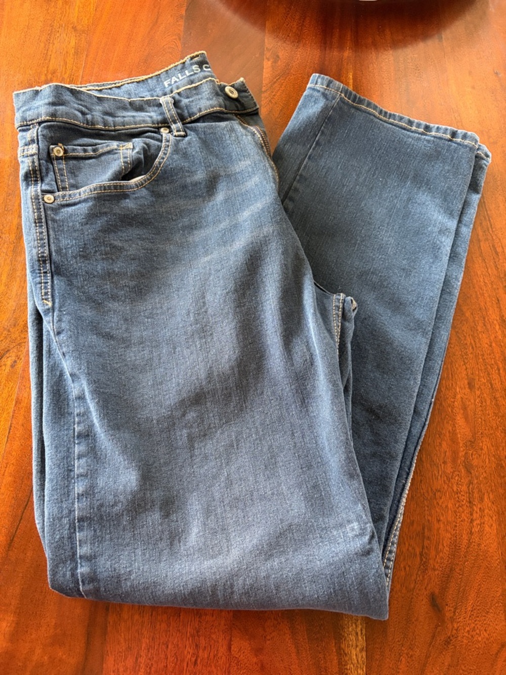 Falls Creek Midwash Blue Straight-Leg Jeans